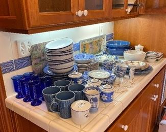 Items for sale in-person.