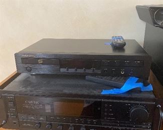 $60 Marantz CD Player cd5001
$80 Carver HR 772 Holography Receiver