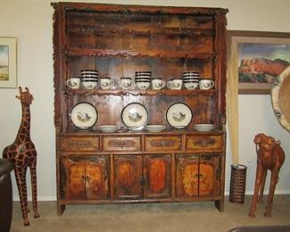 Antique Tibetan Cabinet (constructed without a single nail)