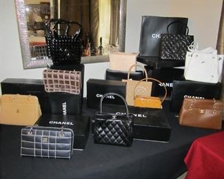 11, Chanel Handbags.  Never Used, Authenticity Card, Dust Bags, Boxes