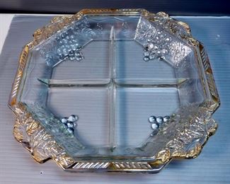 Shirley Temple Cobalt Blue Glass Cream Pitcher, And Mugs, Qty 2, Divided Glass Serving Dish, Colored Glass Bud Vases, Footed Hobnail Bud Vase And More