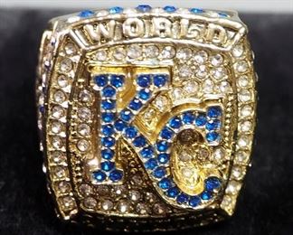 1988 Olympic Games Anheuser-Busch 4 Pin Set, Kansas City Royals Wristwatch, 2015 World Series Replica Ring, Boy Scouts Pins, And More