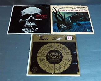 LP Albums Including Chilling, Thrilling Sounds Of The Haunted House, Drop Dead!, & Sydney Omar The World's Most Renowned Astrologer "Leo"