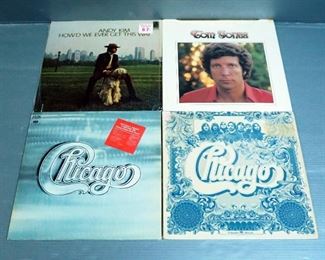 Rock & Pop LP Albums Including Chicago, Tom Jones, Roberta Flack, Simon And Garfunkel, And More, Approx Total Qty 16