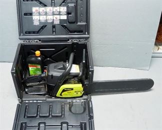 Poulan 16" Gas Powered Chainsaw With Protective Storage Case, P3816