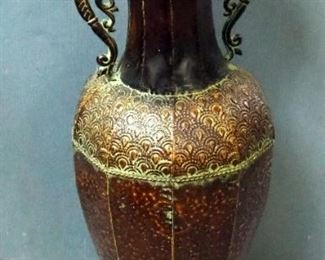 Metal 31" Amphora Vase