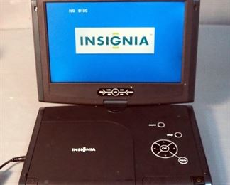 Insignia Portable DVD Player With Soft Case Charger Included, Model NS-PDVD10, Untested, And Radioshack Pro-528 Trucking Scanner