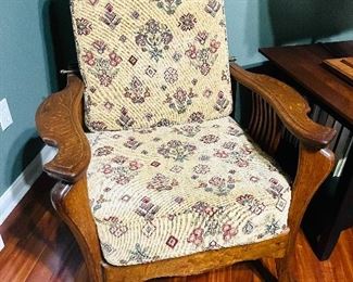 Antique Morris Reclining Chair. 