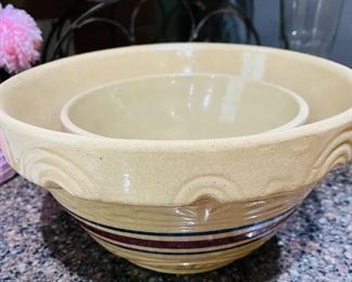 Vintage Stoneware Bowls.