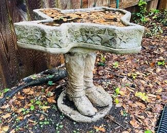 Texas Bird Bath.