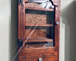 Small antique cabinet.