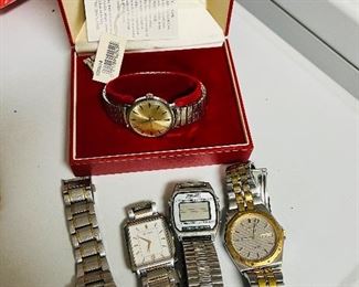 Vintage Watches.  Seiko, Girard Perregaux.