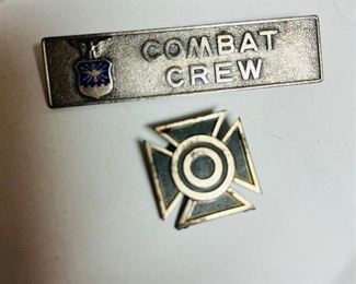 Sterling Silver Combat Pins.
