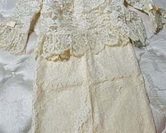 60 year old Wedding Dress.  Perfect Condition.  Love.