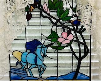 Stained Glass Unicorn.