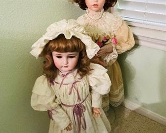 22" Simon and Halbig Bisque Doll, 29" Simon and Halbig Doll