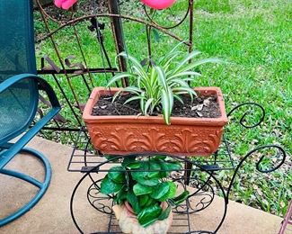 Plant Stands, Garden Decor, Pots.