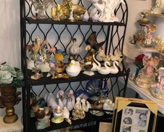 Baker's rack full of figures!