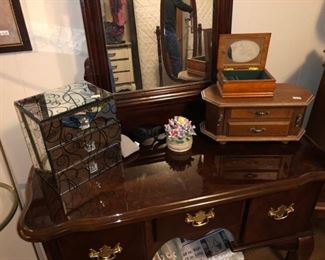 several jewelry boxes
