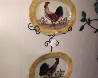 rooster platters