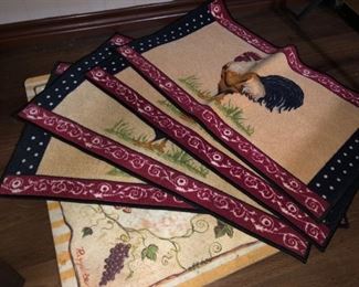 Rooster floor mats