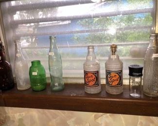 Vintage soda bottles