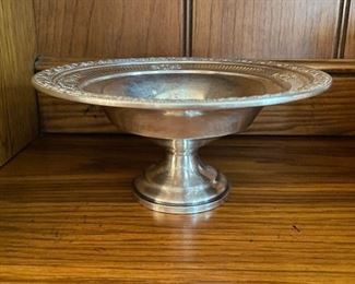 Sterling Silver Footed Compote. Photo 1 of 2. 