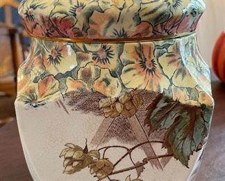 Lidded Jar. Measures 6" x 6" x 7". Photo 1 of 3. 