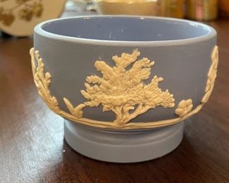 Wedgewood Jasper Ware Bowl Measures 3.75" D x 2" H. Photo 1 of 2. 
