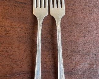 Alvin Sterling Silver "Southern Charm" Sterling Silver Flatware. 44 Pieces Total. Photo 4 of 6. 