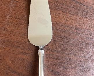 Lenox Sterling Silver Handle Cake Knife. 
