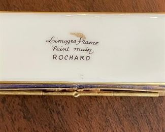 Limoges Pill Box. Photo 2 of 2. 