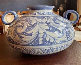 Blue & White Porcelain Jug. Photo 2 of 3. 