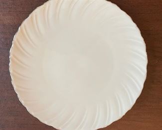 Lenox Weatherly China With Silver Trim. Five-Piece Service for 8 (Dinner, Salad, Bread & Butter, Cup & Saucer). Photo 2 of 4. 