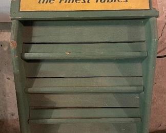 Vintage Kraft Cheese Display Case. 