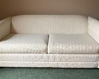 Stearns & Foster Hide-A-Bed Sofa.  Measures 68" W x 38" D. Photo 1 of 2. 