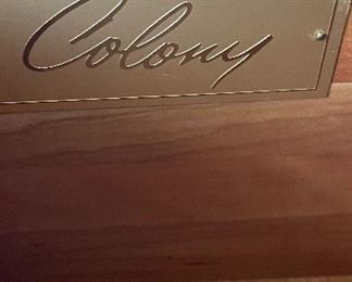 Vintage Colony Hand-Carved, French-Style, Marble-Top Commode. Measures 43" W x 20" D x 33" H. Photo 5 of 5. 