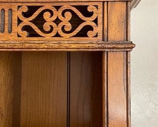 Hickory Chair Walnut Hutch. Measures 64" W x 21" D x 86.5" H. Photo 2 of 5. 