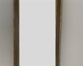 Green Mirror with Gilt Trim. Measures 53" x 14". Photo 1 of 3. 