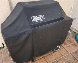 Weber gas grill with cover