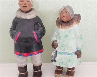 C. Alan Johnson figurines: Matthew and Rachel