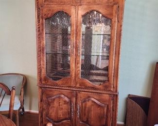 Vintage lighted bar server