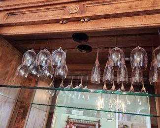 Vintage lighted bar server