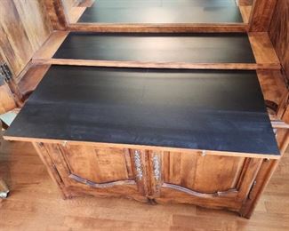 Vintage lighted bar server