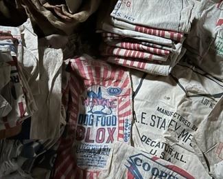 52 Canvas Style Antique Vintage Feed Sacks