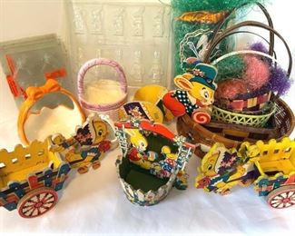 1950s Easter Decor, Candy Molds, More