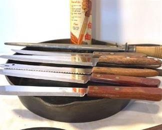 ArtBeck Baster in Original Package, Stainless Steel Knives Robinson, Deluxe, Carvelle, and Japan