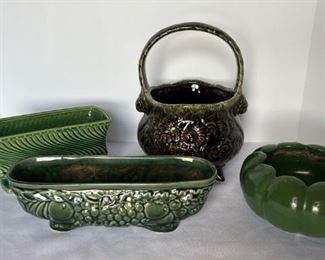 MCM Pottery 2 Hull, McCoy, 1 Unmarked