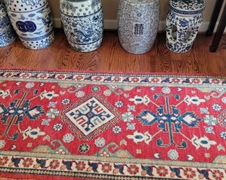 Lovely Persian rug 125" x 33"