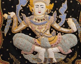 Asian Tapestry, vintage, Thailand